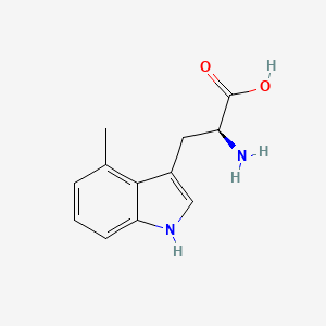 molecular formula C12H14N2O2 B3028809 4-Methyltryptophan CAS No. 33468-33-6