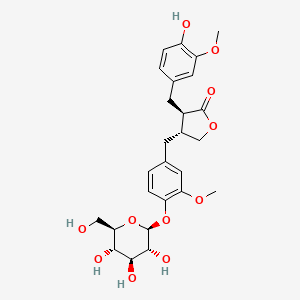 molecular formula C26H32O11 B3028825 Matairesinol monoglucoside 