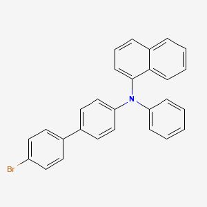 molecular formula C28H20BrN B3028837 N-(4'-bromo-[1,1'-biphenyl]-4-yl)-N-phenylnaphthalen-1-amine CAS No. 352359-42-3