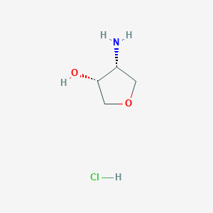 cis-4-Aminotetrahydrofuran-3-ol hydrochloride