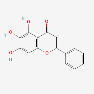 molecular formula C15H12O5 B3028849 Dihydrobaicalein CAS No. 35683-17-1