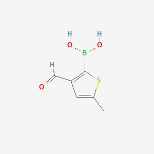 molecular formula C6H7BO3S B3028857 3-Formyl-5-Methyl-2-Thiopheneboronic acid CAS No. 36155-76-7