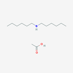molecular formula C14H31NO2 B3028869 N-Hexylhexan-1-aminium acetate CAS No. 366793-17-1