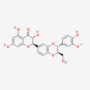molecular formula C25H22O10 B3028870 Silibinin CAS No. 36804-17-8