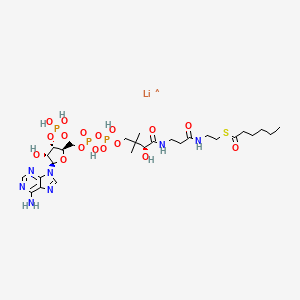 Coenzyme A, S-hexanoate, lithium salt