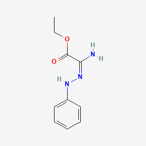 molecular formula C10H13N3O2 B3028875 Ethyl2-amino-2-(2-phenylhydrazono)acetate CAS No. 36999-43-6