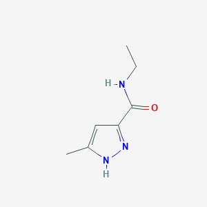 molecular formula C7H11N3O B3028876 N-Ethyl-5-methyl-1H-pyrazole-3-carboxamide CAS No. 37027-00-2