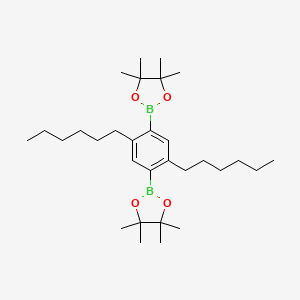 1,4-Bis(4,4,5,5-tetramethyl-1,3,2-dioxaborolane-2-yl)-2,5-dihexylbenzene