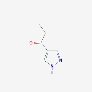 1-(1H-Pyrazol-4-yl)propan-1-one