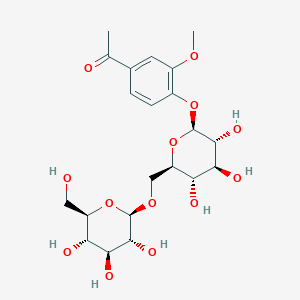 molecular formula C21H30O13 B3028913 Tectoruside 