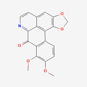 molecular formula C19H13NO5 B3028915 Oxocrebanine CAS No. 38826-42-5