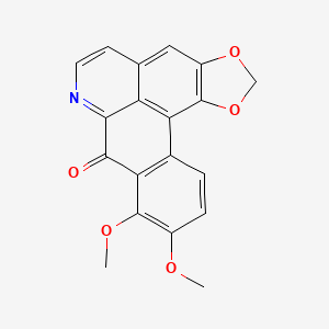 8H-Benzo(g)-1,3-benzodioxolo(6,5,4-de)quinolin-8-one, 9,10-dimethoxy-