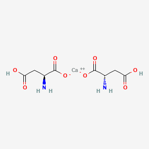 molecular formula C8H14CaN2O8 B3028917 Calcium (S)-2-amino-3-carboxypropanoate CAS No. 39162-75-9