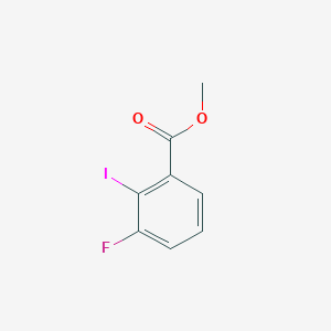molecular formula C8H6FIO2 B3028918 Methyl 2-iodo-3-fluorobenzoate CAS No. 393-78-2