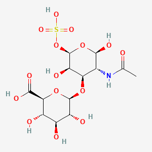 molecular formula C13H21NO15S B3028922 Chondroitin sulfate CAS No. 39455-18-0