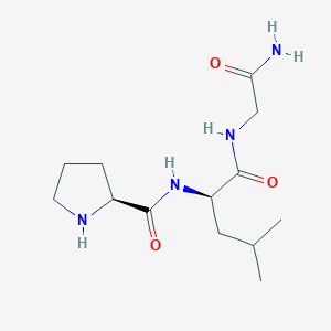 molecular formula C13H24N4O3 B3028924 H-Pro-D-Leu-Gly-NH2 CAS No. 39705-60-7