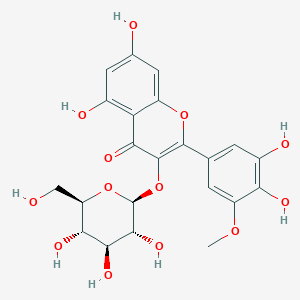 molecular formula C22H22O13 B3028928 Laricitrin 3-glucoside CAS No. 39986-90-8