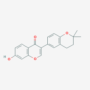 molecular formula C20H18O4 B3028932 Isoneobavaisoflavone CAS No. 40357-43-5