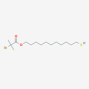 molecular formula C15H29BrO2S B3028936 11-Sulfanylundecyl 2-bromo-2-methylpropanoate CAS No. 404857-69-8