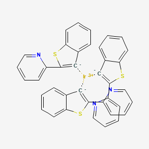 fac-Tris[2-(benzo[b]thiophen-2-yl)pyridinato-C3,N]iridium(III)