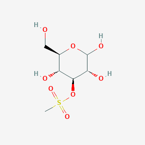 molecular formula C7H14O8S B3028939 3-O-Methylsulfonyl-D-glucopyranose CAS No. 40631-95-6
