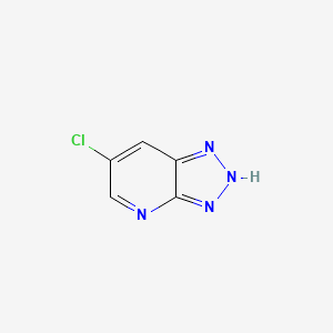 molecular formula C5H3ClN4 B3028941 6-氯-1H-[1,2,3]三唑并[4,5-b]吡啶 CAS No. 408314-14-7