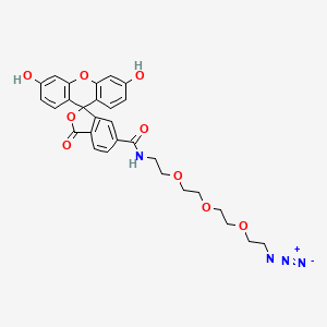 molecular formula C29H28N4O9 B3028949 6-FAM-PEG3-Azide CAS No. 412319-45-0