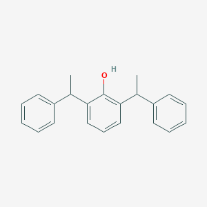 molecular formula C22H22O B3028959 2,6-Bis(1-phenylethyl)phenol CAS No. 4237-28-9