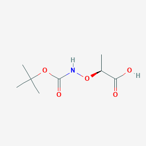 (2S)-2-[(2-methylpropan-2-yl)oxycarbonylamino]oxypropanoic acid