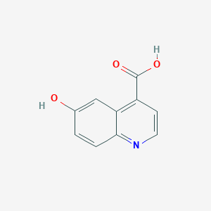 molecular formula C10H7NO3 B3028965 6-Hydroxyquinoline-4-carboxylic acid CAS No. 4312-44-1