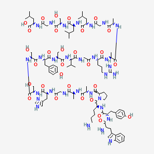 molecular formula C107H162N30O30 B3028967 DesBr-NPB-23 (human) 