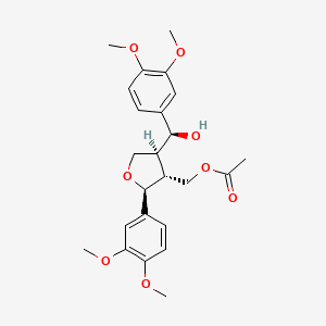 molecular formula C24H30O8 B3028981 9-O-Acetyl-fargesol 