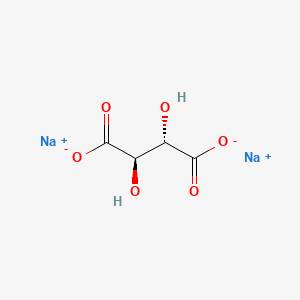 molecular formula C4H4O6Na2·2H2O<br>C4H4Na2O6 B3028982 Disodium (R*,S*)-tartrate CAS No. 4504-50-1