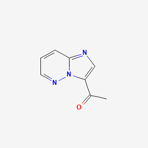 molecular formula C8H7N3O B3028984 1-Imidazo[1,2-b]pyridazin-3-ylethanone CAS No. 453548-65-7