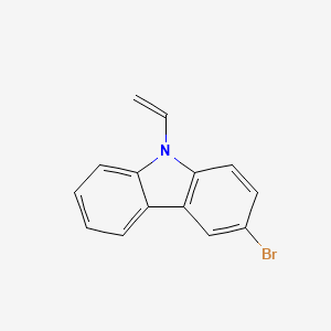 molecular formula C14H10BrN B3028994 3-Bromo-9-vinyl-9H-carbazole CAS No. 46499-01-8