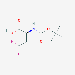 (S)-2-(Tert-butoxycarbonylamino)-4,4-difluorobutanoic acid