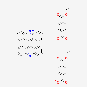 10,10'-Dimethyl-9,9'-biacridinium Bis(monomethyl Terephthalate)