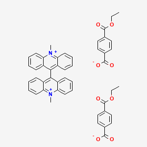 10,10'-Dimethyl-9,9'-biacridinium bis(monomethyl terephthalate)