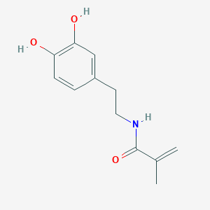 molecular formula C12H15NO3 B3029000 n-(3,4-Dihydroxyphenethyl)methacrylamide CAS No. 471915-89-6