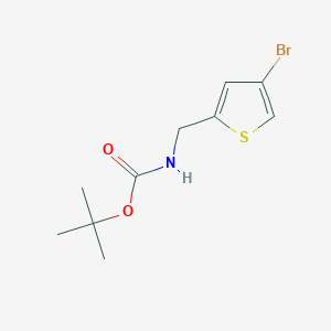 molecular formula C10H14BrNO2S B3029017 4-Bromo-2-(N-Boc-aminomethyl)thiophene CAS No. 479090-39-6