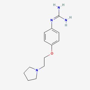 1-(4-(2-(Pyrrolidin-1-yl)ethoxy)phenyl)guanidine