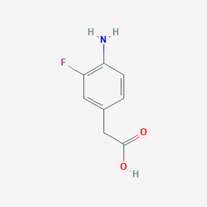 4-Amino-3-fluorophenylacetic acid