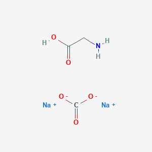 molecular formula C3H4NNa3O5 B3029053 Sodium glycine carbonate CAS No. 50610-34-9