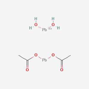 molecular formula C4H10O6Pb2 B3029064 乙酸铅盐，碱式 CAS No. 51404-69-4