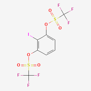 1,3-Bis(trifluoromethylsulfonyloxy)-2-iodobenzene