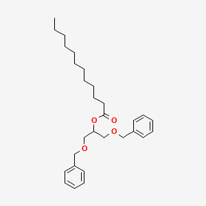 molecular formula C29H42O4 B3029079 1,3-Di-O-benzyl-2-O-lauroylglycerol CAS No. 519177-07-2
