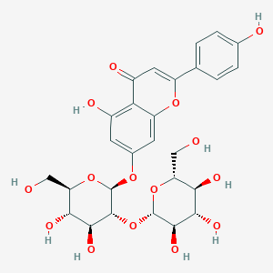 molecular formula C27H30O15 B3029084 Apigenin-7-O-sophroside 