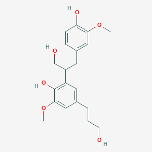 molecular formula C20H26O6 B3029091 Tetrahydrodehydrodiconiferyl alcohol 