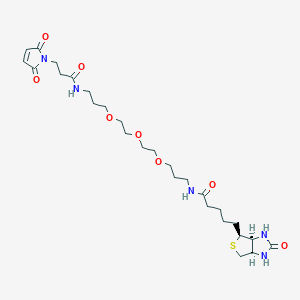 N-(3-(2-(2-(3-(Biotinamino)propoxy)ethoxy)ethoxy)propyl)-3-maleinimidylpropanamide