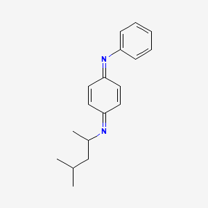Benzenamine, N-[4-[(1,3-dimethylbutyl)imino]-2,5-cyclohexadien-1-ylidene]-